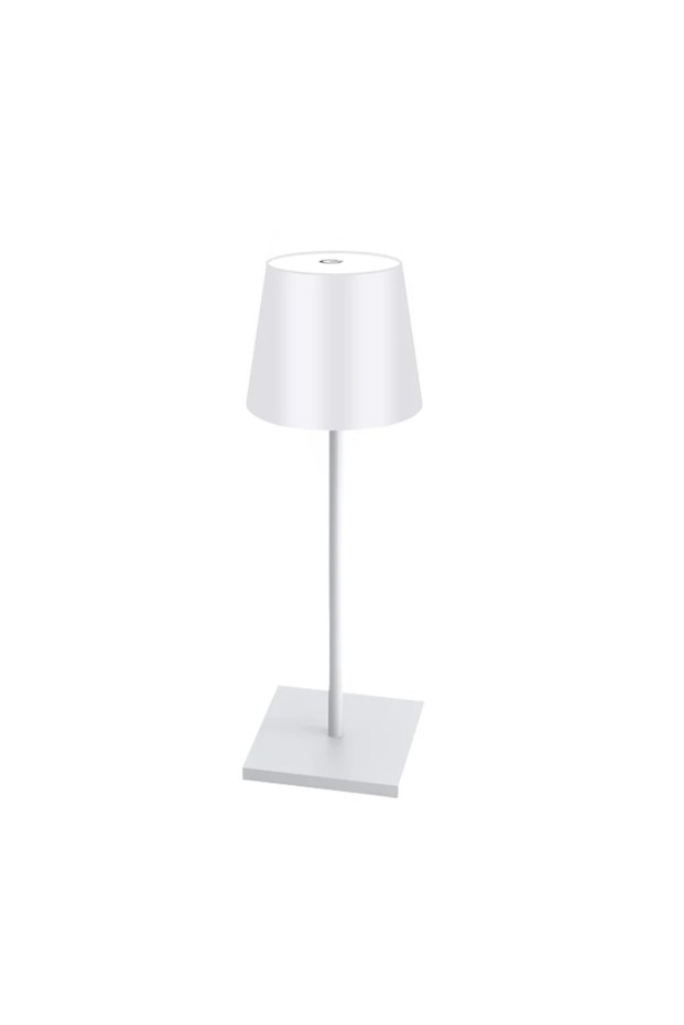 Type 1 Rechargeable LED Desk Lamp Touch Switch 3 Colors Dimming For Bar Restaurant Study Club Dinner