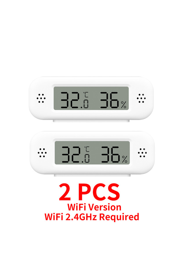 إصدار واي فاي Tuya WiFi Zigbee 3.0 مستشعر درجة الحرارة والرطوبة ومقياس الرطوبة ومقياس الحرارة وتطبيق جهاز التحكم عن بعد