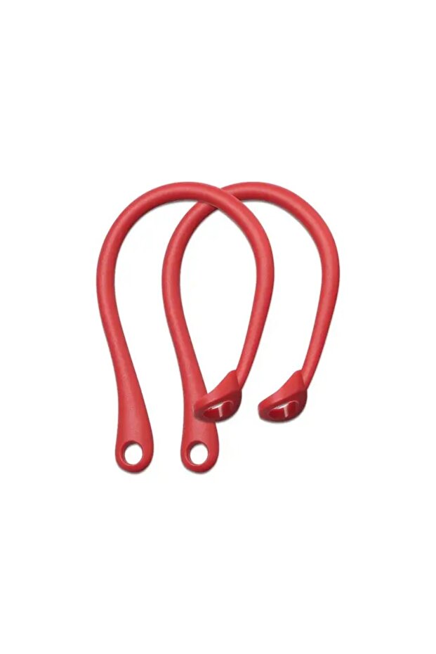 Red Bluetooth Earphone Silicone Earhook For Airpods 1/2 Pro Earpods Loop Clip Headset Ear Hook Repla