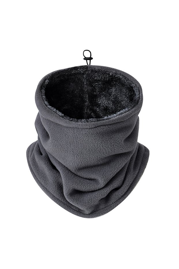 GRAY Men's Heavy-Duty Thermal Balaclava Face Mask - Windproof Fleece Lining &Breathable Neck Gaiter