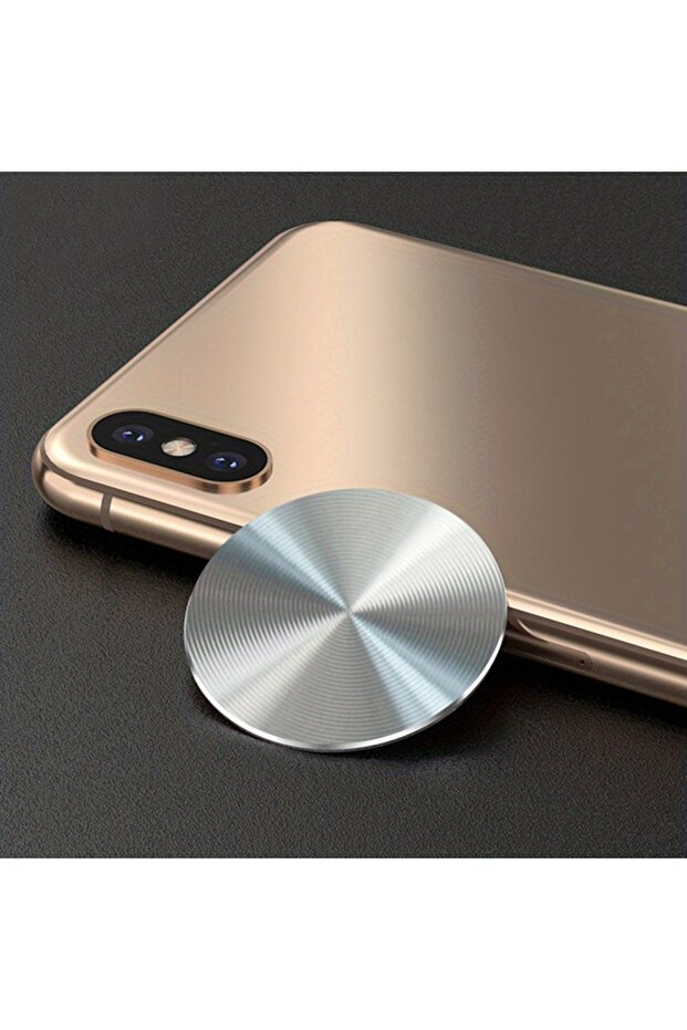 silver 1pc 1/2pc Metal Plate for Magnetic Car Phone Holder Self-adhesive Iron Sheet Sticker Magnet M