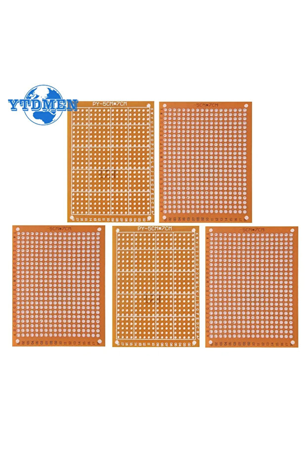 YTDMEN 5pcs 7x9CM 5/10pcs PCB Single Sided Circuit Board 5*7cm 7*9cm 9*15cm Bread Board Protoboard