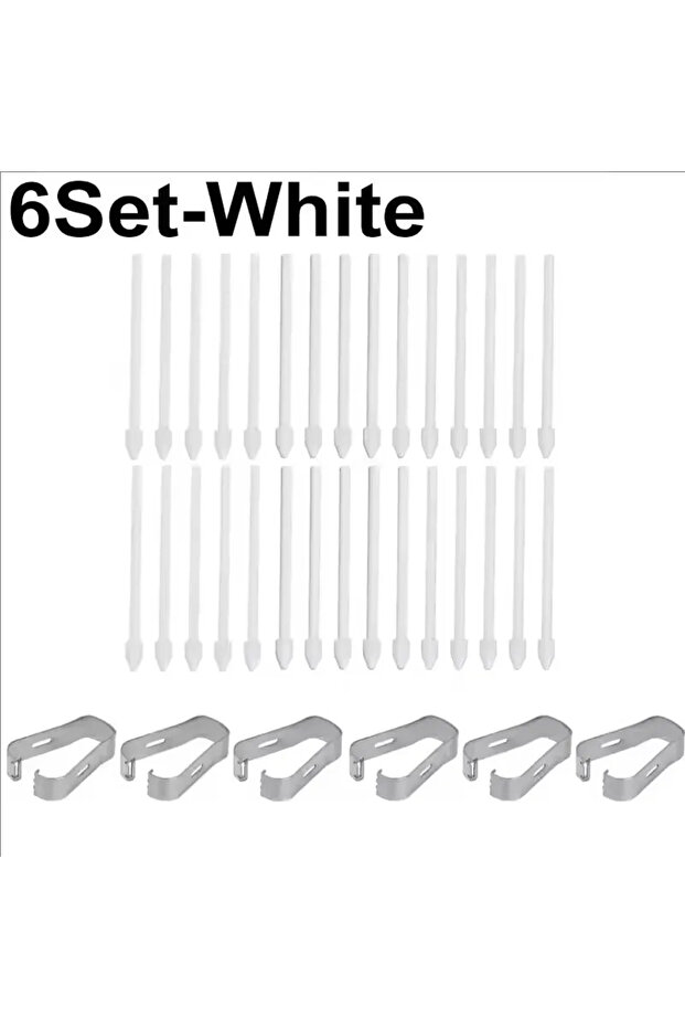 6Set White Pen Tip For Samsung Galaxy Tab S6 S8 Stylus Pen Replacement Tip Nib For Galaxy Tab S9 S10
