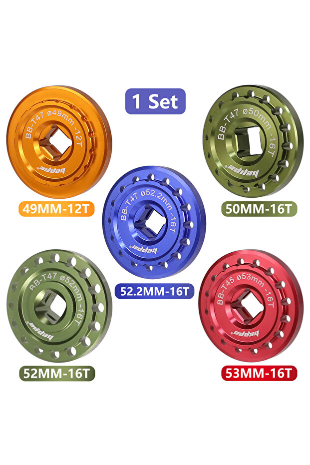 1Set HEPPE Bicycle T47 Bottom Bracket Installation and Removal Tool Bike Bottom Bracket Wrench for 4