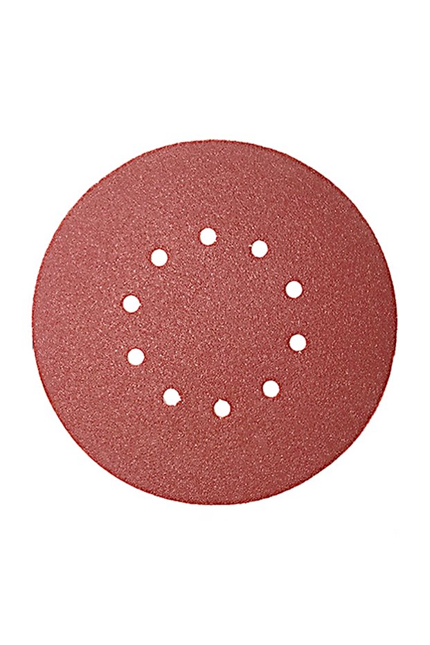 40 10pcs 10 holes 225mm 225mm 6/8/10Hole Wall Sander Sandpaper Metal Grinding Disc Abrasive Polishin