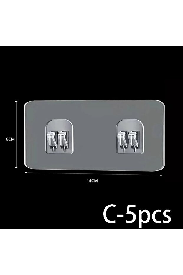C-5pcs-6X14CM 5-50 قطعة لاصقة قوية مقاومة للماء لرفوف الحائط في الحمام والمطبخ