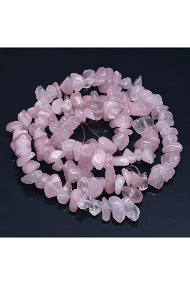 Length about 39cm Rose quartz 16 inch Natural Stone Beads Chips Beads 5-8mm Irregular Crystal Agate