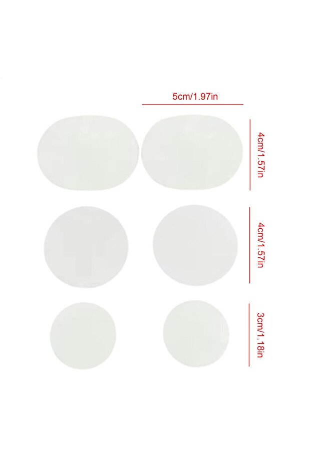 White 6Pcs Shoe Hole Repair Patch Shoe Repair Patch Set Self-adhesive Round Shoe Hole Patch Kit For