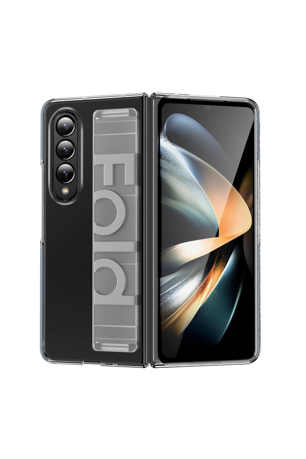For Samsung Z Fold 5 Clear Ultra-thin Matte Silicone Wrist Strap Case For Samsung Galaxy Fold 7 6 5