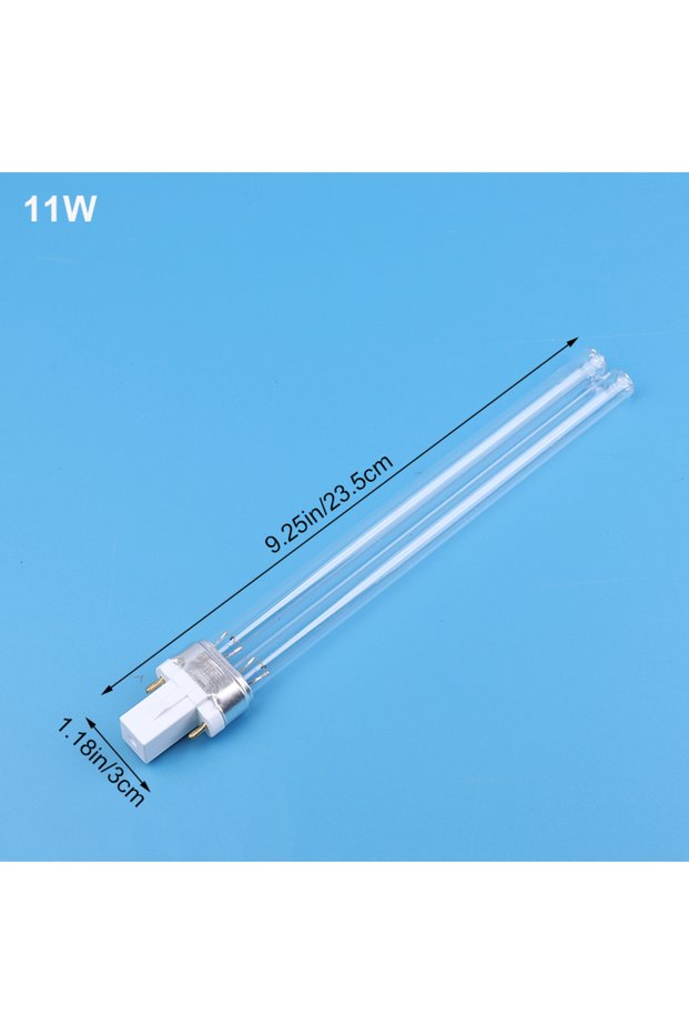 11W 1pc UV Light Bulbs Aquarium Fish Tank Pond Ultraviolet Sterilize Lamp Tube For G23 5W 7W 9W 11W