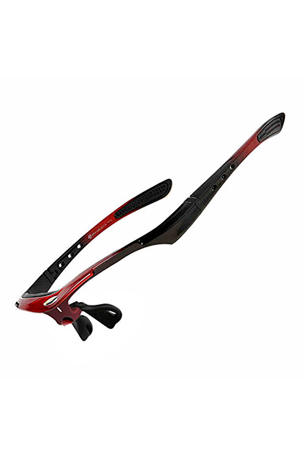 إطار نظارات ركوب الدراجات أحمر اللون فقط، طراز 0089B-01، إطار فقط لـ 10001 10002 10003 10