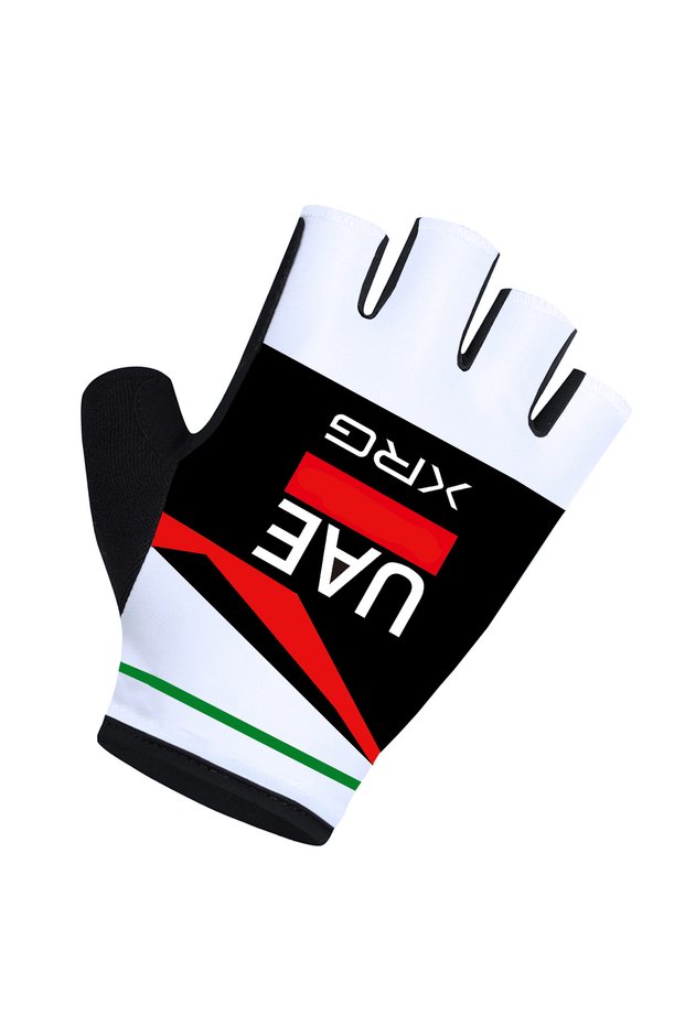One Size A12 UAE TEAM 2026 Cycling Gloves Half Finger Men Women Road Bike Gloves Running Fitness Gym
