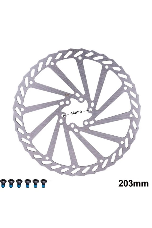 1 pcs 203mm MTB Bicycle Brake Rotor 120 140 160 180 203mm 6inch Stainless Steel Hydraulic Brake Roto