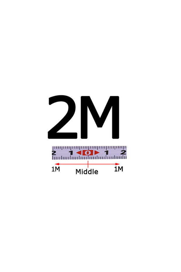 2M Two way Self-adhesive Tape Measure Steel Tape Ruler Metric Scale 1M-5M Length For T-track Router