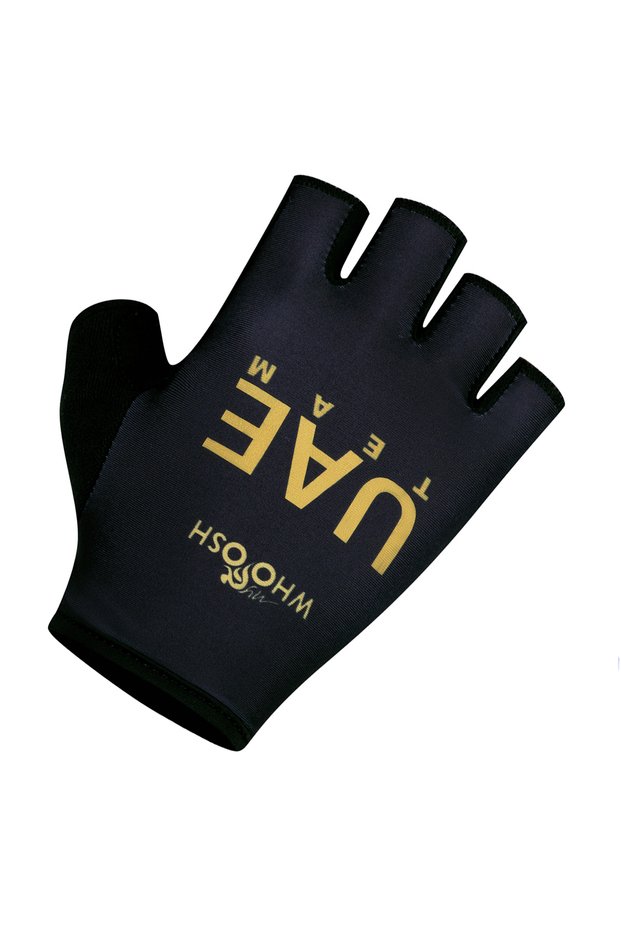 One Size H UAE 2026 Anti Slip Shock Breathable Half Finger Gloves FDJ Team Cycling Gloves Fitness Gy