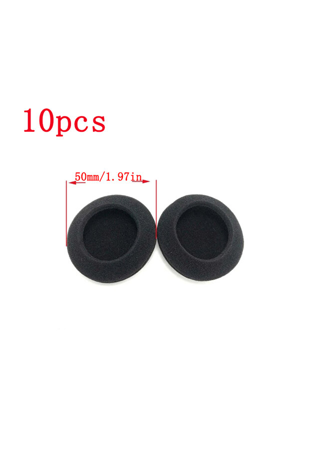 50mm-10PCS 10pcs 18mm 35mm 45mm 50mm 55mm 60mm Headphones Replacement Memory Foam Ear Pads Sponge Cu