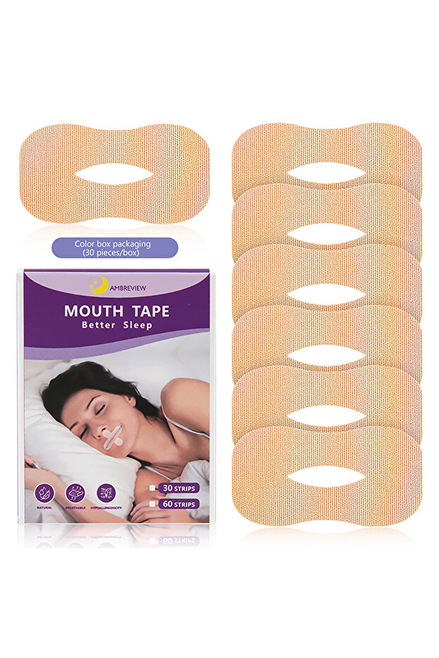 30Pcs Nude 10/30Pcs 30Pcs Anti Snoring Sleep Strips Sticker Gentle Less Mouth Seal Tape Stop Snore M
