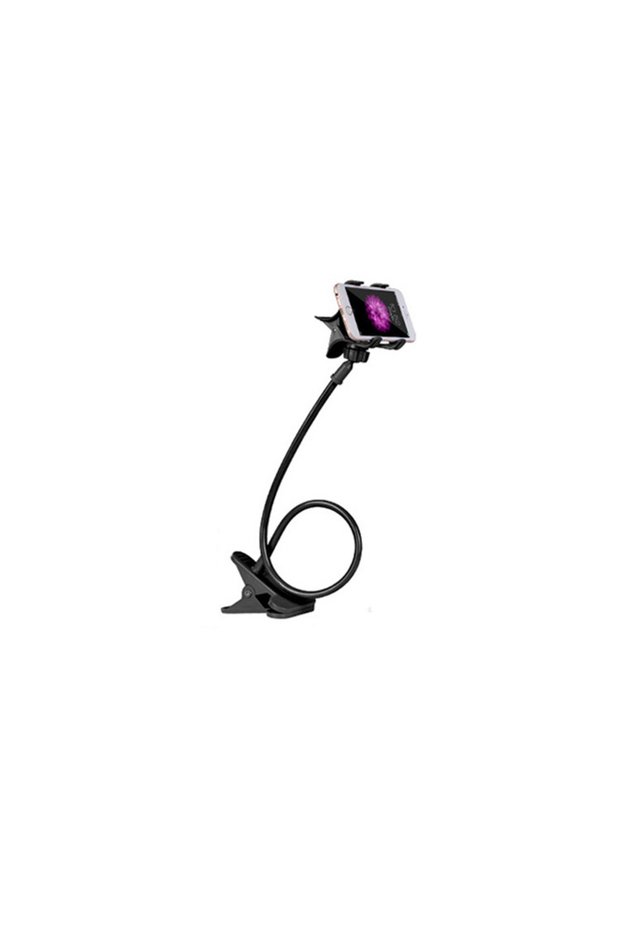 Black Lazy Mobile Phone Holder Bedside Bed With Multifunction Live Catch Up Drama Desktop Universal