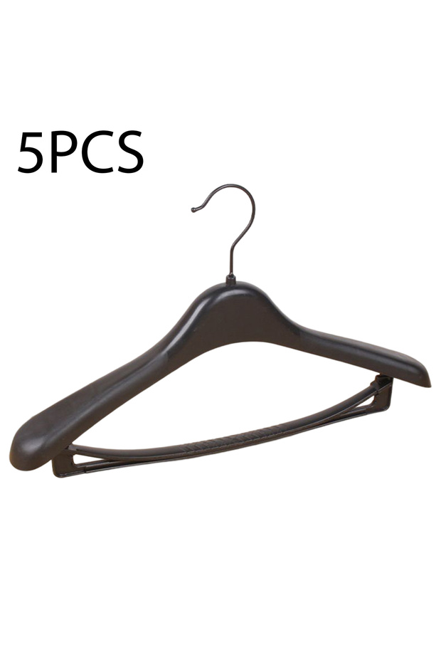 5pcs Woman 13 5pcs Wide Shoulder Plastic Clothing Hanger Suit Clothes Hanger Seamless Coat Drying Ra