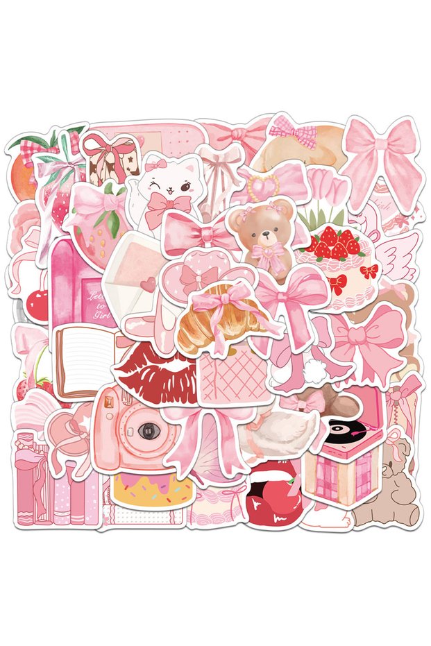 50PCS 10/30/50pcs Cute INS Style Aesthetic Graffiti Stickers Cartoon Toy Decal Pack DIY Suitcase Lap