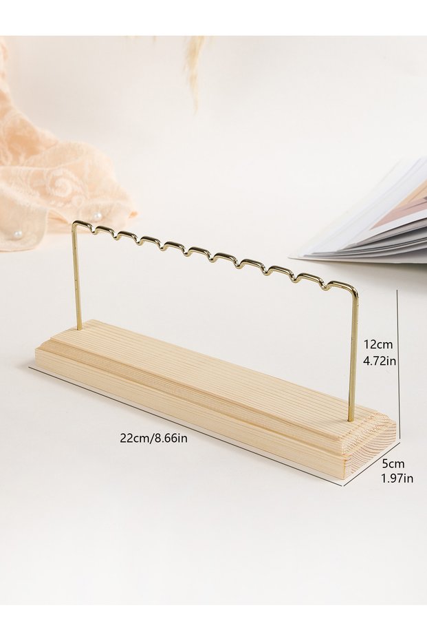 12cm Earring Necklace Ring Bracelet Jewelry Holder Jewelry Display Organizer Holders Metal Storage R