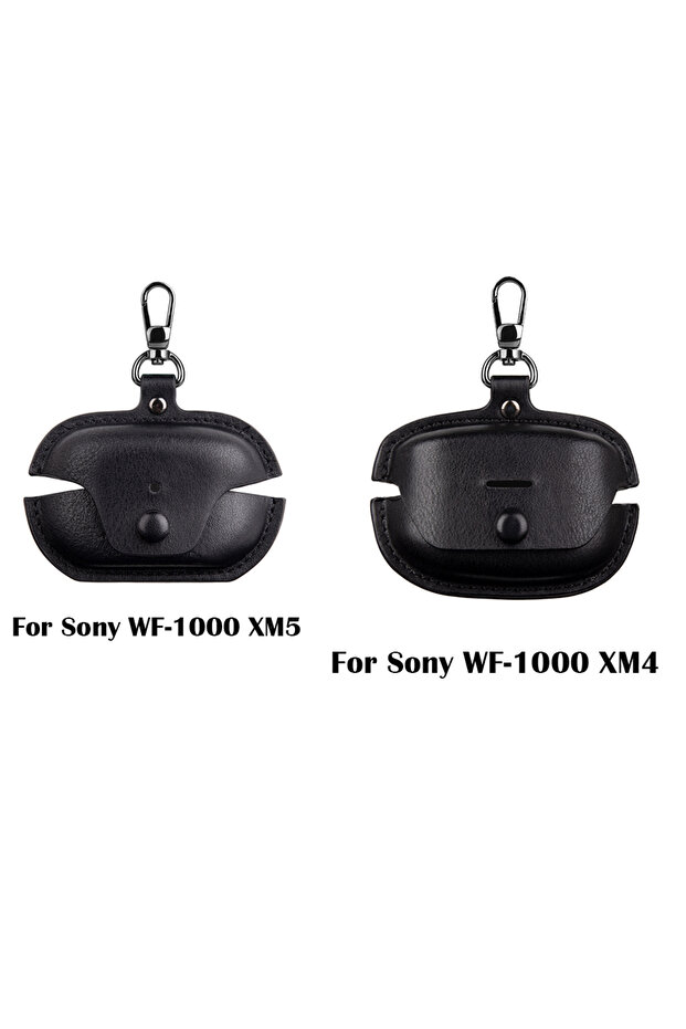 for sony WF-1000 XM4 01 Leather For WF1000XM5 XM4 Bluetooth Earphone Case For Business XM5 4 Earpho