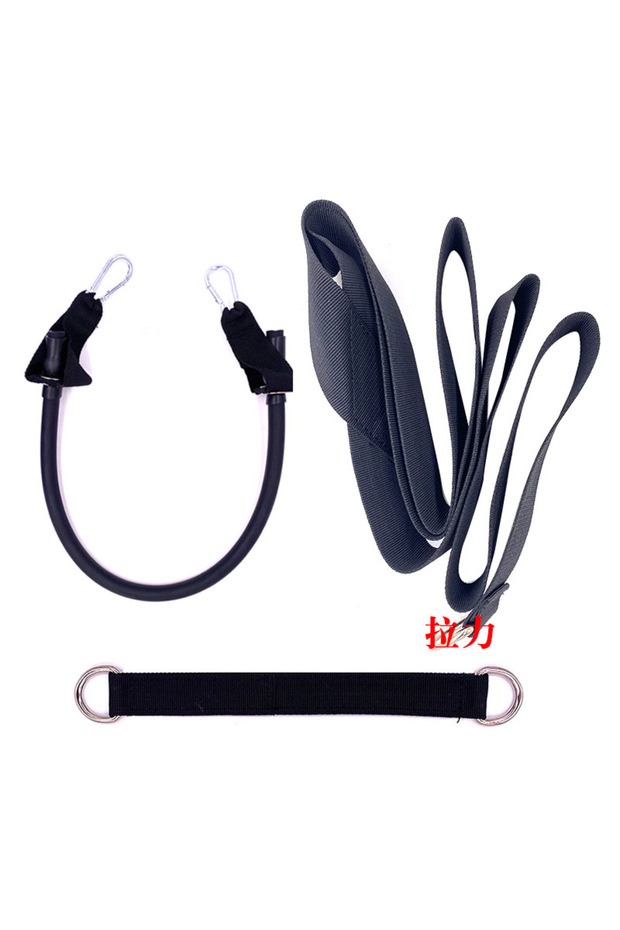 black Tennis Turn Around Training Belt Gof Swing Rope Baseball Table Tennis Swing Trainer Multi-func