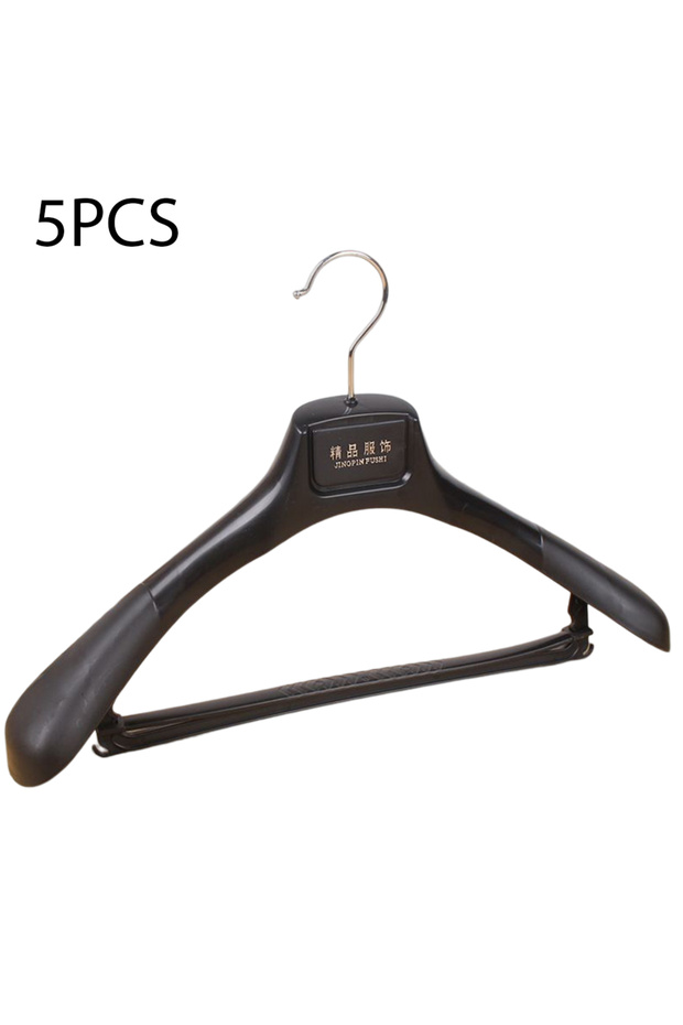 5pcs Men 1 5pcs Wide Shoulder Plastic Clothing Hanger Suit Clothes Hanger Seamless Coat Drying Racks
