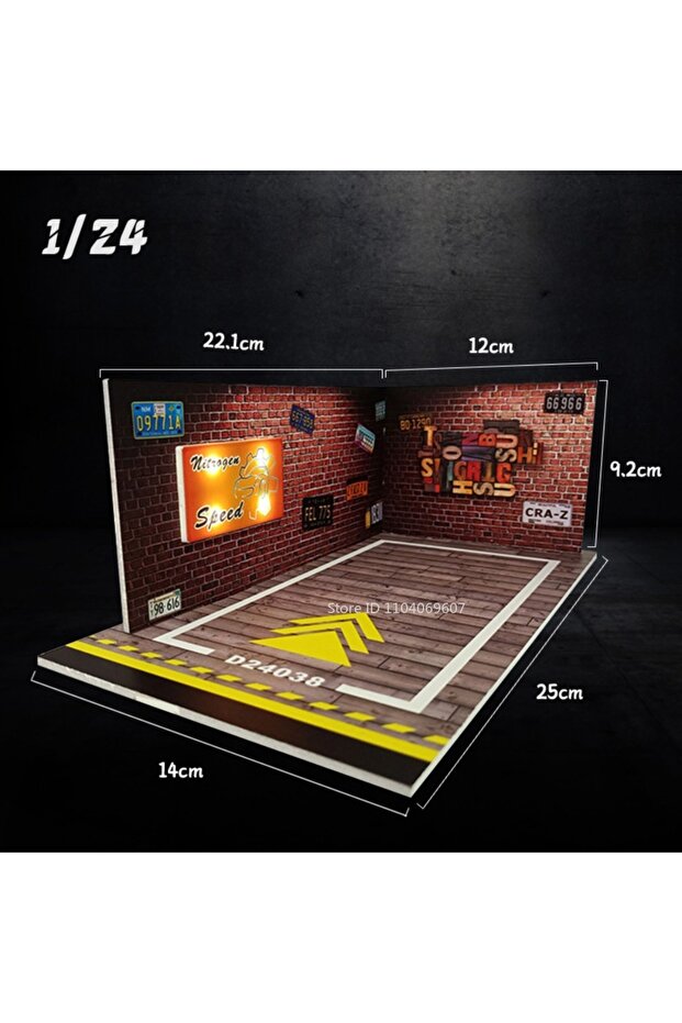 d24038 1:32 1:24 Scale PVC Material Light Alloy Diecast Model Toy Car Parking Lot Hight Simulation U