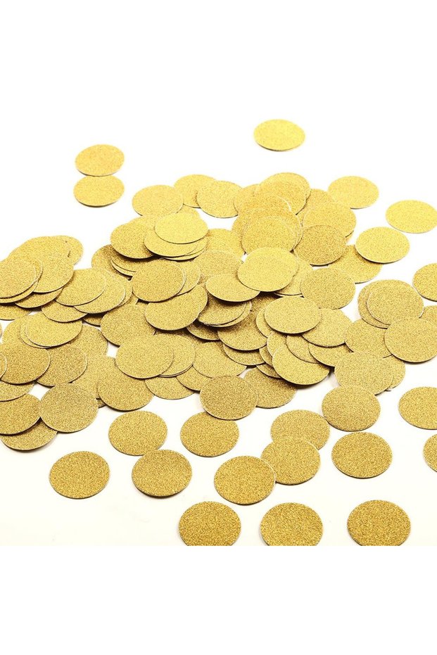 gold star Glitter Five Stars Confetti Wedding Party Decor and Table Decor, 1.2’’ in Diameter (Glitte