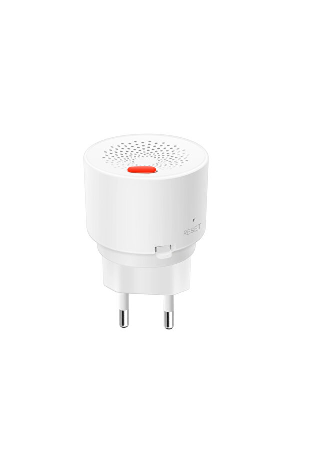 EU Tuya Smart Zigbee Natural Gas Sensor With High Sensitivity For Fire Safety, Designed For Kitchen