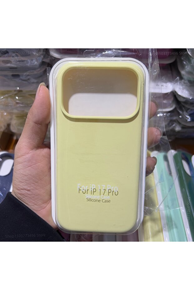 For iPhone 17 Yellow Official Liquid Silicone Skin Feel Case For IPhone 17Air 14 15 16 17 Pro Max So