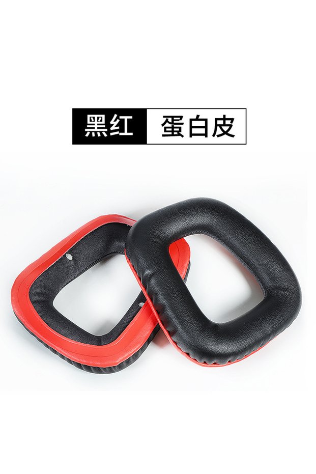 PU red black Ivinxy Ear Pads Cushion Muff Cap Beam for Logitech G331 G332 G432 G431 G430 G230 G231 G