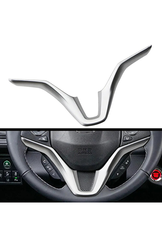 For Honda Vezel HR-V HRV 2015 2016 2017 2018 2019 2020 2021 2022 Car Steering Wheel Panel Cover T...