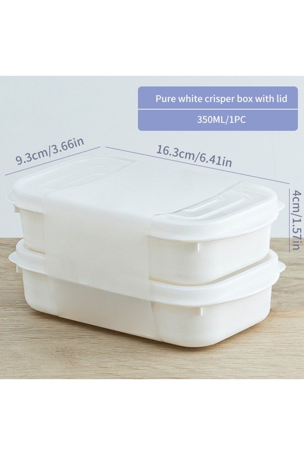 350ml Food Grade Refrigerator Storage Fruit Vegetable Preservation Prepare The Dishes Divided Box Ja