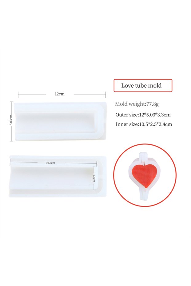 Heart Mold Heart-shaped Moon Star Candle Mold DIY Handmade Decoration Wax Soap Mold Plum Blossom Tub