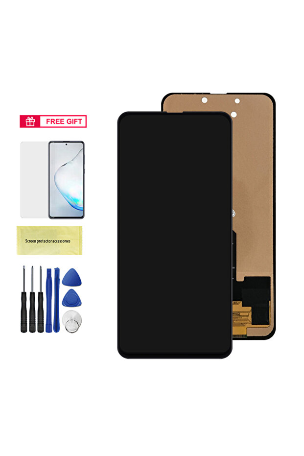 شاشة TFT بدون إطار AMOLED لهاتف Mi Mix 3 LCD تعمل باللمس مع محول رقمي بإطار 6.39 بوصة لهاتف Mix3 5G.