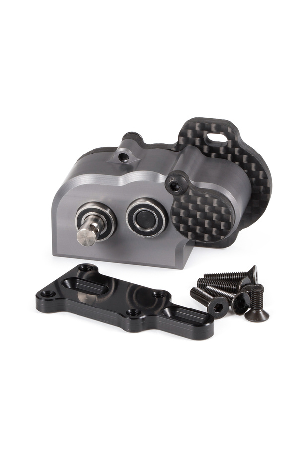 Gray 48Pitch Ultralight Portal Transmission Competition LCG Tiny Gearbox for Axial Capra SCX10 III A
