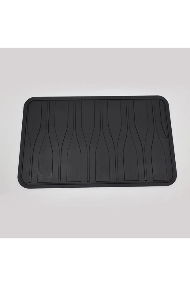 1pcs black Universal Car Floor Pads Anti-skid Pedal Mat Interior Accessories Heel Foot Mat Pedal Cov