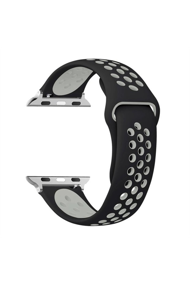 42MM 44MM 45MM 49MM black gray Silicone Strap For Apple Ultra 4 3 2 1 49mm Sports Band Iwatch Series