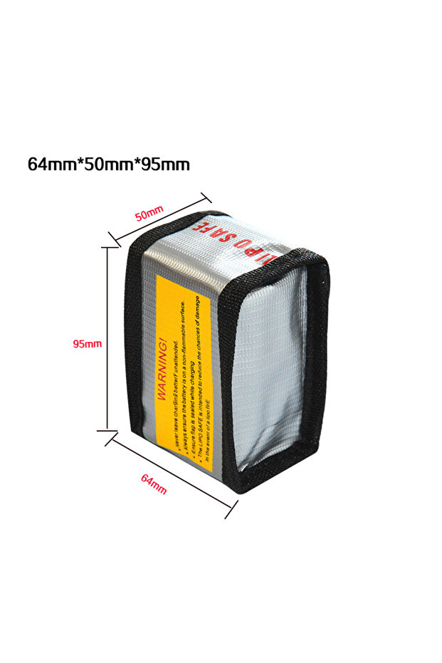 64x50x95MM High Quality Fireproof & Waterproof Explosion-proof RC LiPo Battery Safety Bag Safe Guard