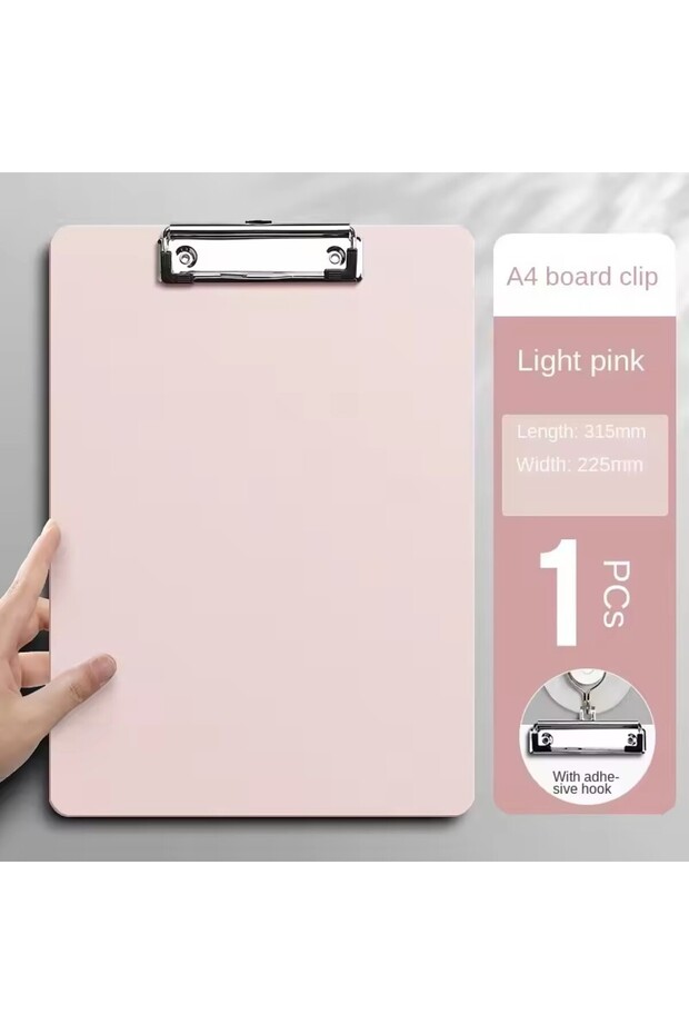 pink A4 Waterproof Clipboard Writing Pad File Folder Document Holder School Supply