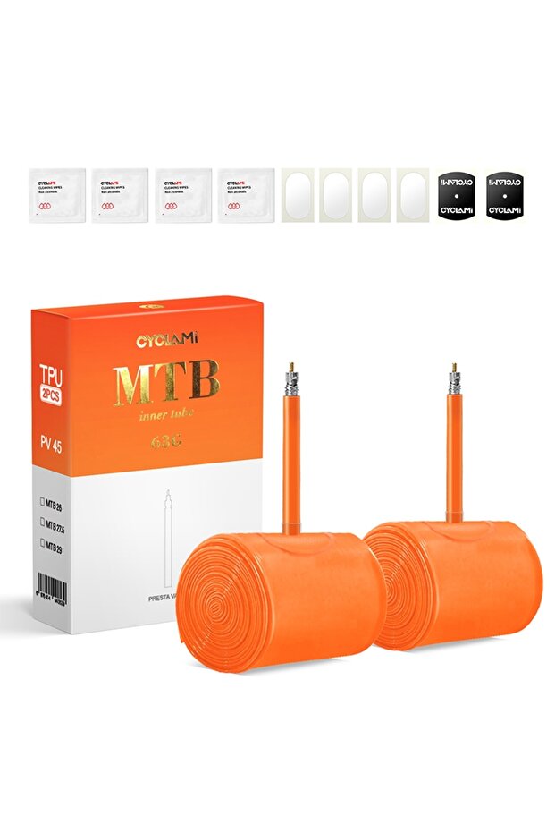MTB 26 45mm 2 pcs MTB inner CYCLAMI New Version Ultralight Bike Inner Tube 26 27.5 29 Inches MTB Bic