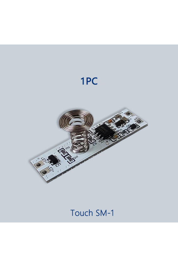 3-Level Dimming 1PC 3-Level Touch Dimmer Switch, Mini Built-in 3.7V 5V 12V 24V 5A LED Controller for