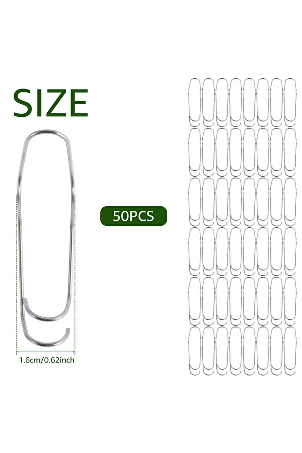 50Pc 16cm 50Pcs Plant Trellis Connecting Buckles Pipe Support Fixing Clip Steely Plant Vine Climbing