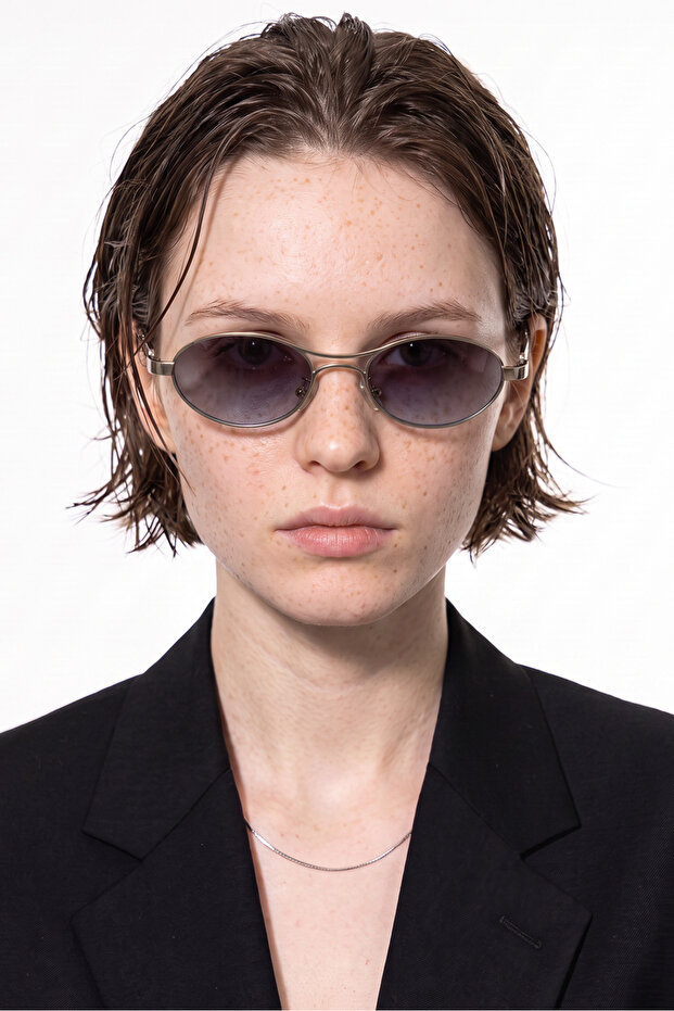 Dorian Silver Black Gradient Sunglasses