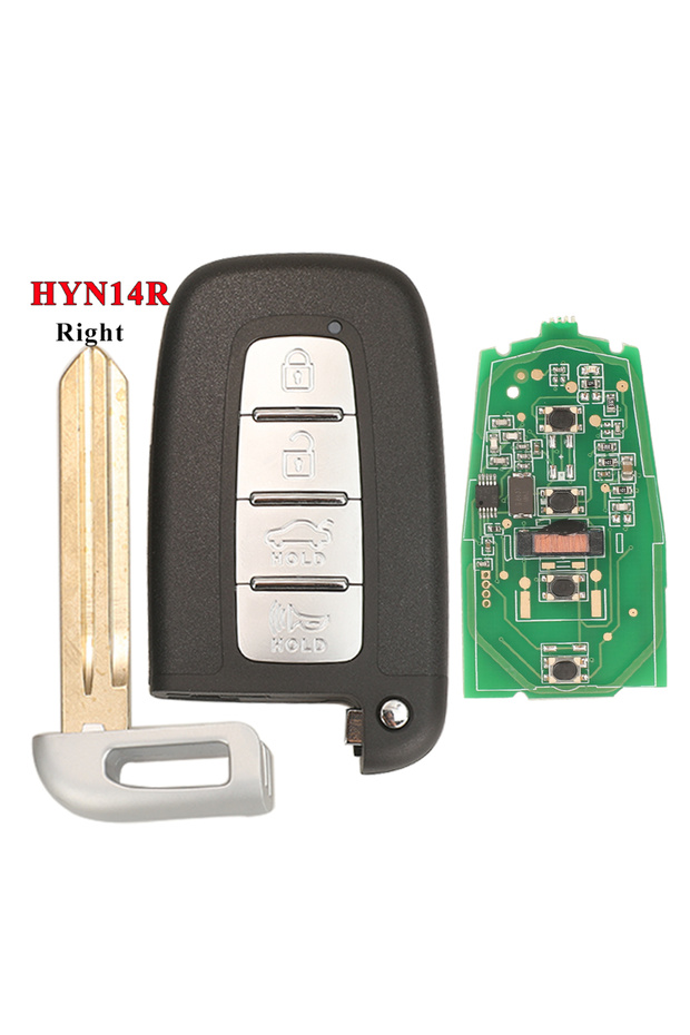 for Hyundai HYN14R Key 4BT Smart Remote Key 433Mhz ID46 For Kia Forte Soul Rio Borrego Sorento Optim