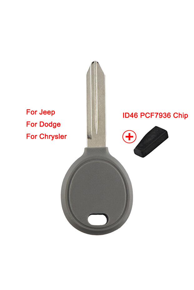 With ID46 7936Chip YIQIXIN Transponder Key Shell For Jeep Wrangler For Chrysler 300 Pacifica Town Co