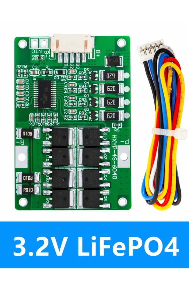 3.2V LiFePO4 4S 20A 12.8V 14.4V 14.8V 16.8V 18650 26650 32650 32700 Lifepo4 Battery Balanced BMS for