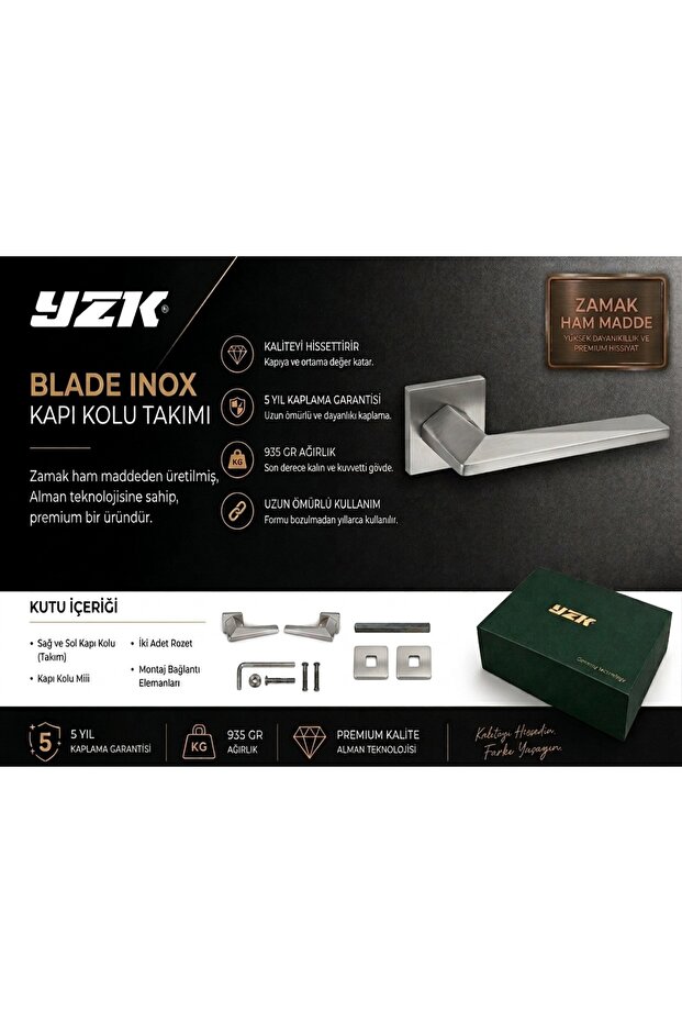 Kapı Kolu Inox Blade